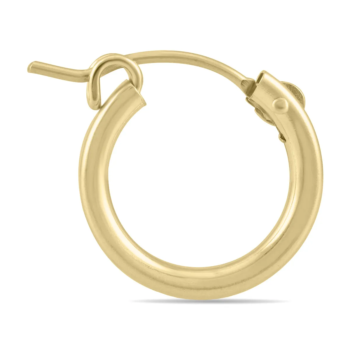 14K  Filled Hoop Earrings 12Mm