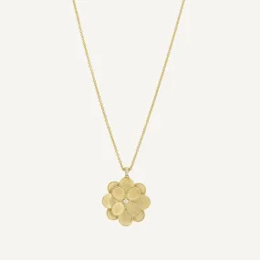 18K Yellow Gold Long Pendant Necklace
