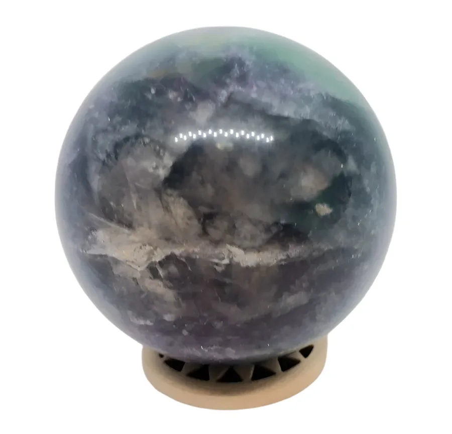 315G Fluorite Crystal Sphere