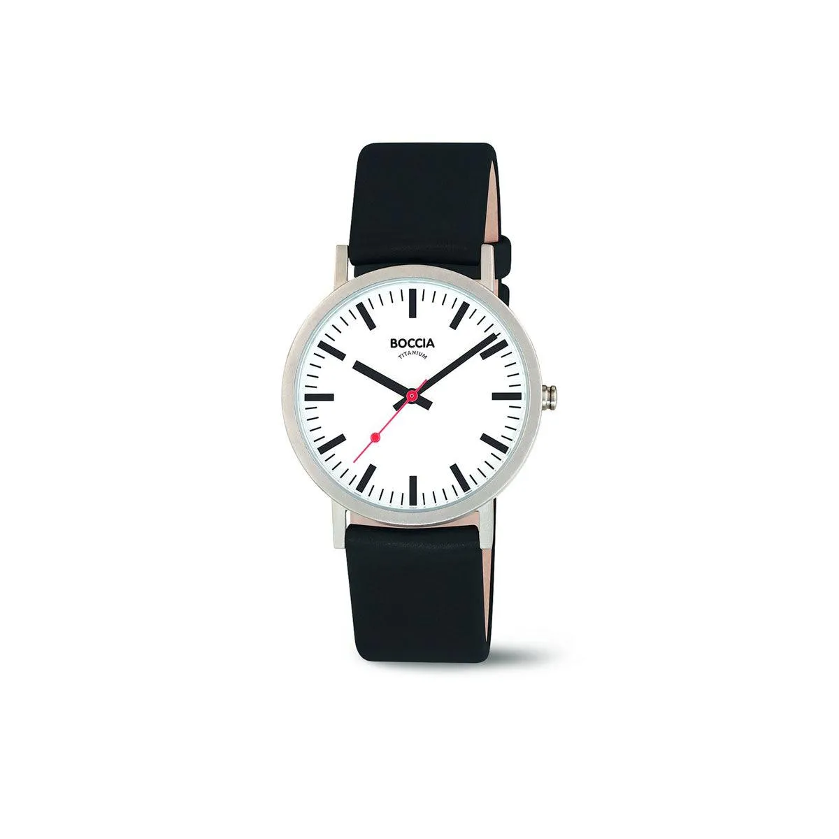 3651-01 - Unisex Titanium Black Dress Watch
