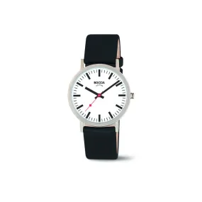 3651-01 - Unisex Titanium Black Dress Watch