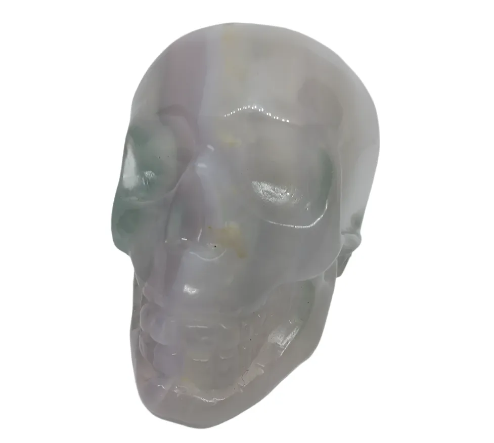 608G Fluorite Crystal Skull