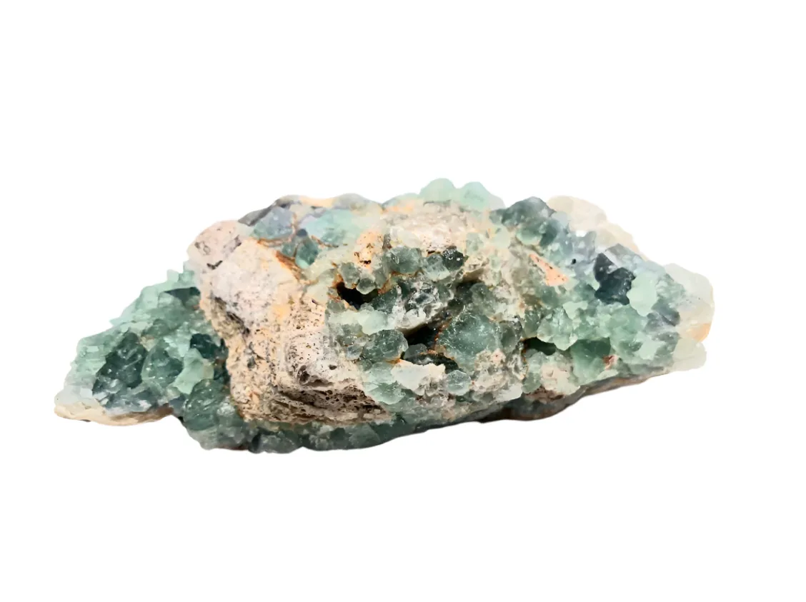 693G Grape Fluorite Crystal Raw Stone Specimen