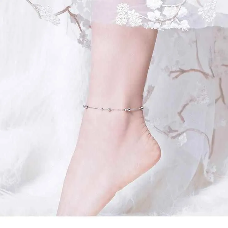 Anklet Charm Jewelry - Round Beads - SCT005