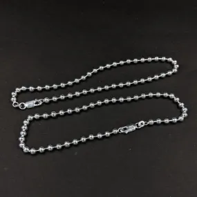 Anklet - Silver Bead Chain
