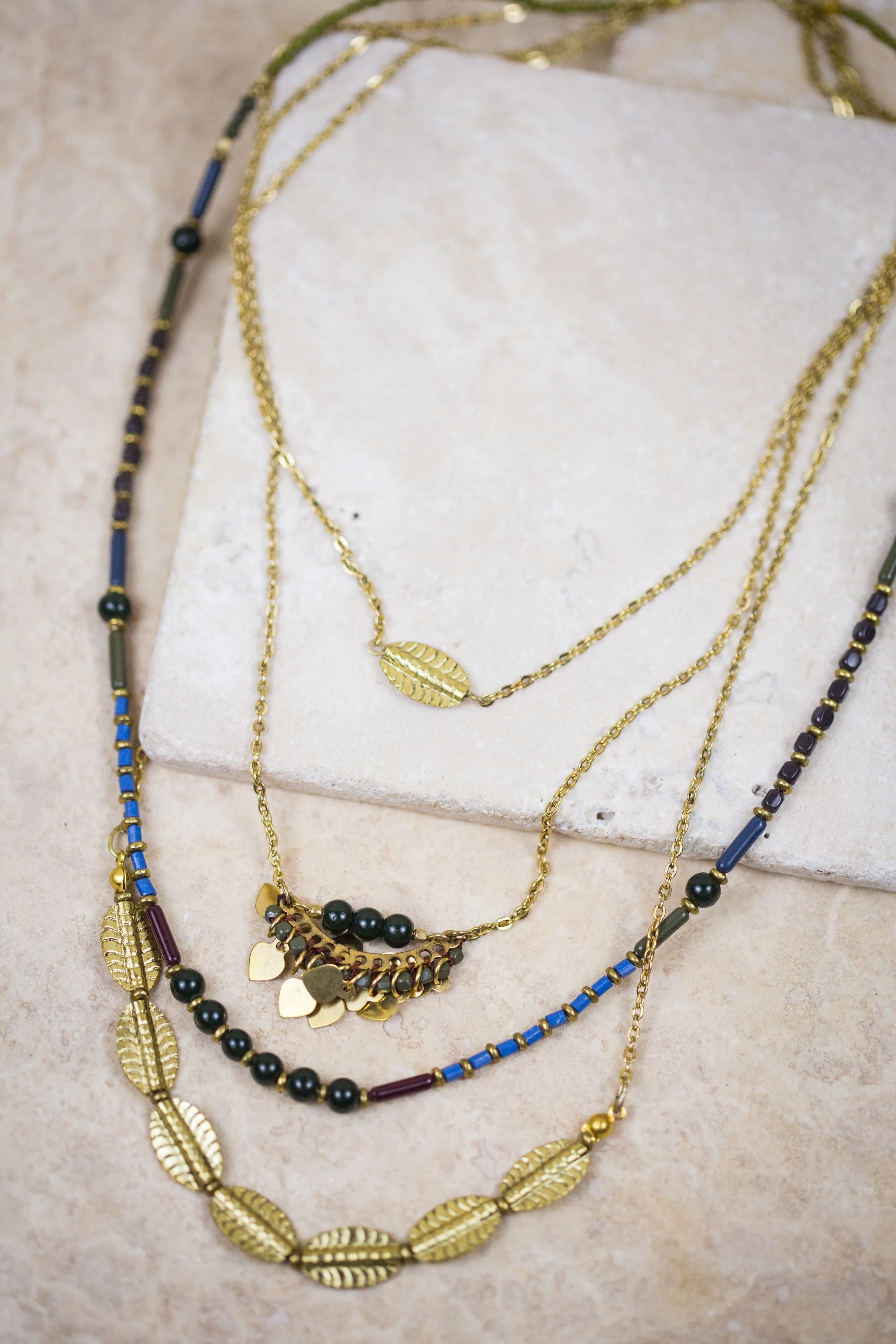 Anupama Gold Layered Necklace