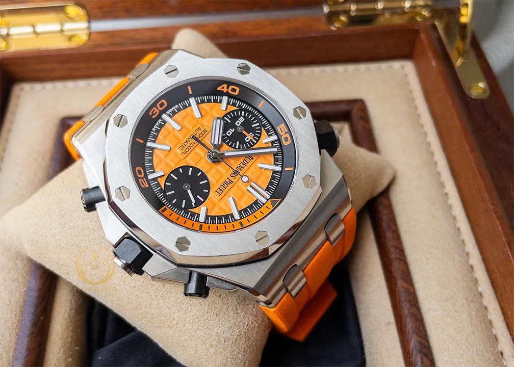 AP ROO Diver Chronograph 26703ST Orange