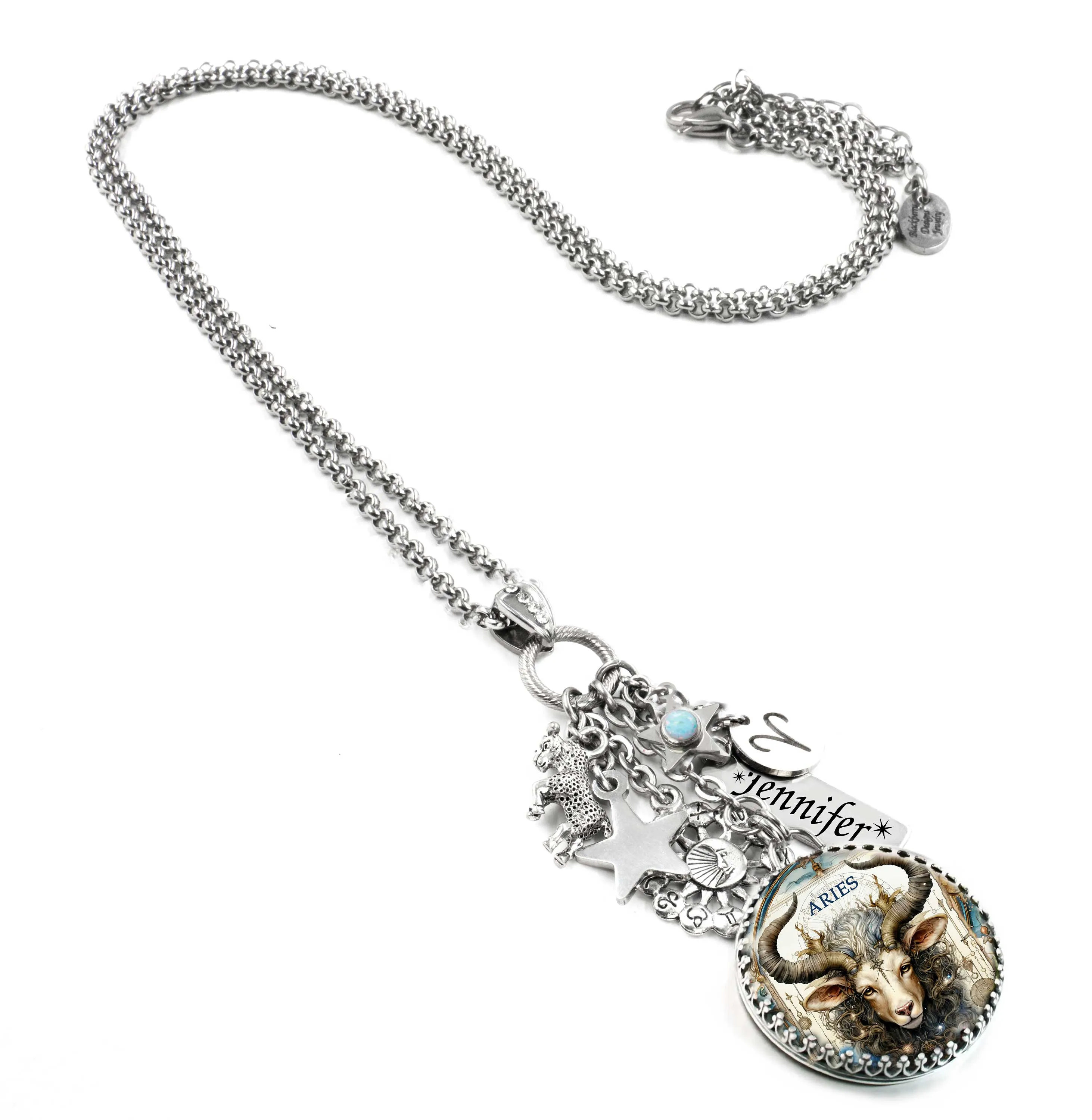 Aries Horoscope Necklace