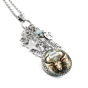Aries Horoscope Necklace