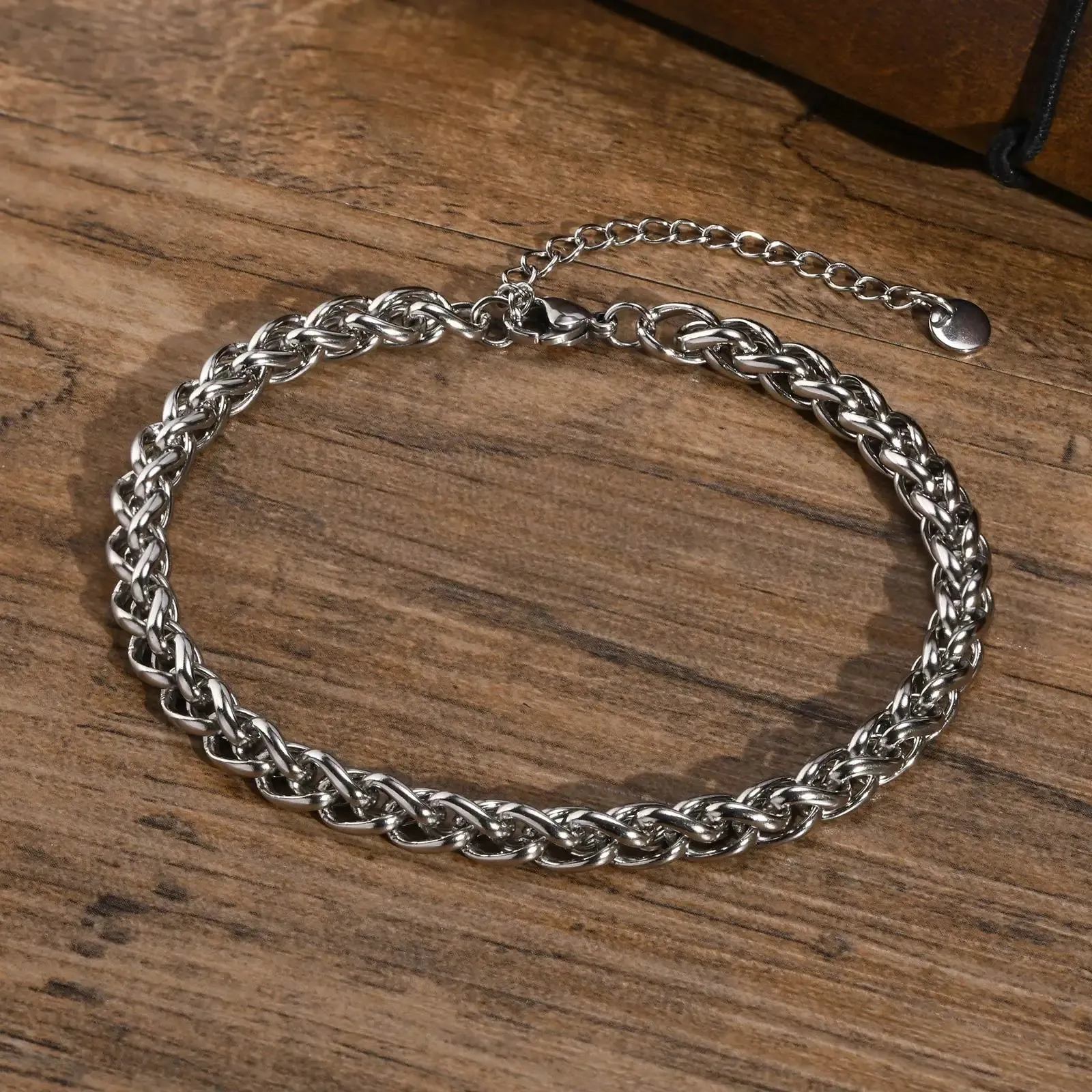 Basic Men Wheat Chain Anklets