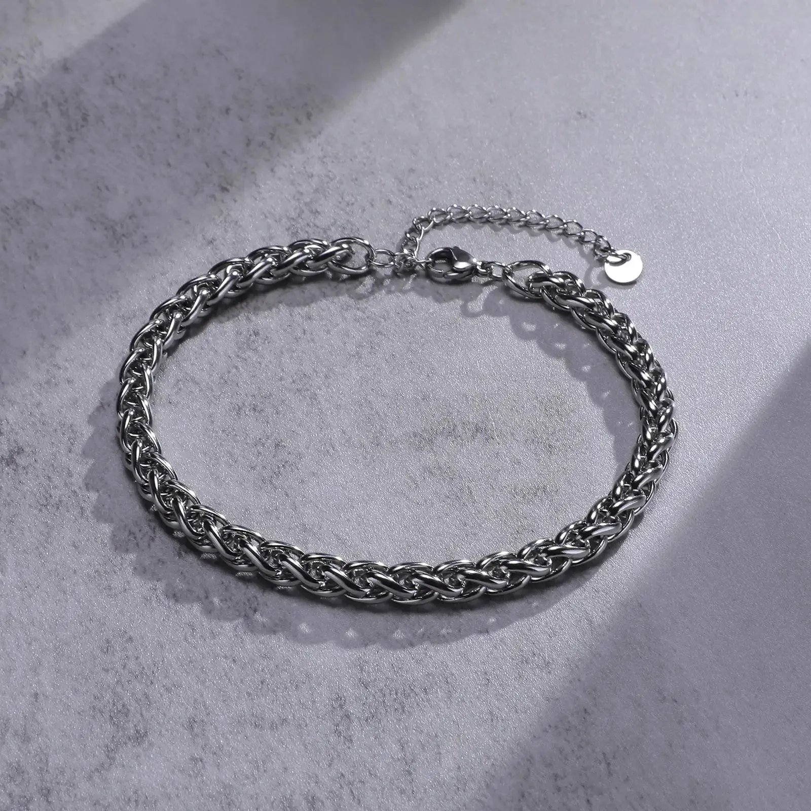 Basic Men Wheat Chain Anklets