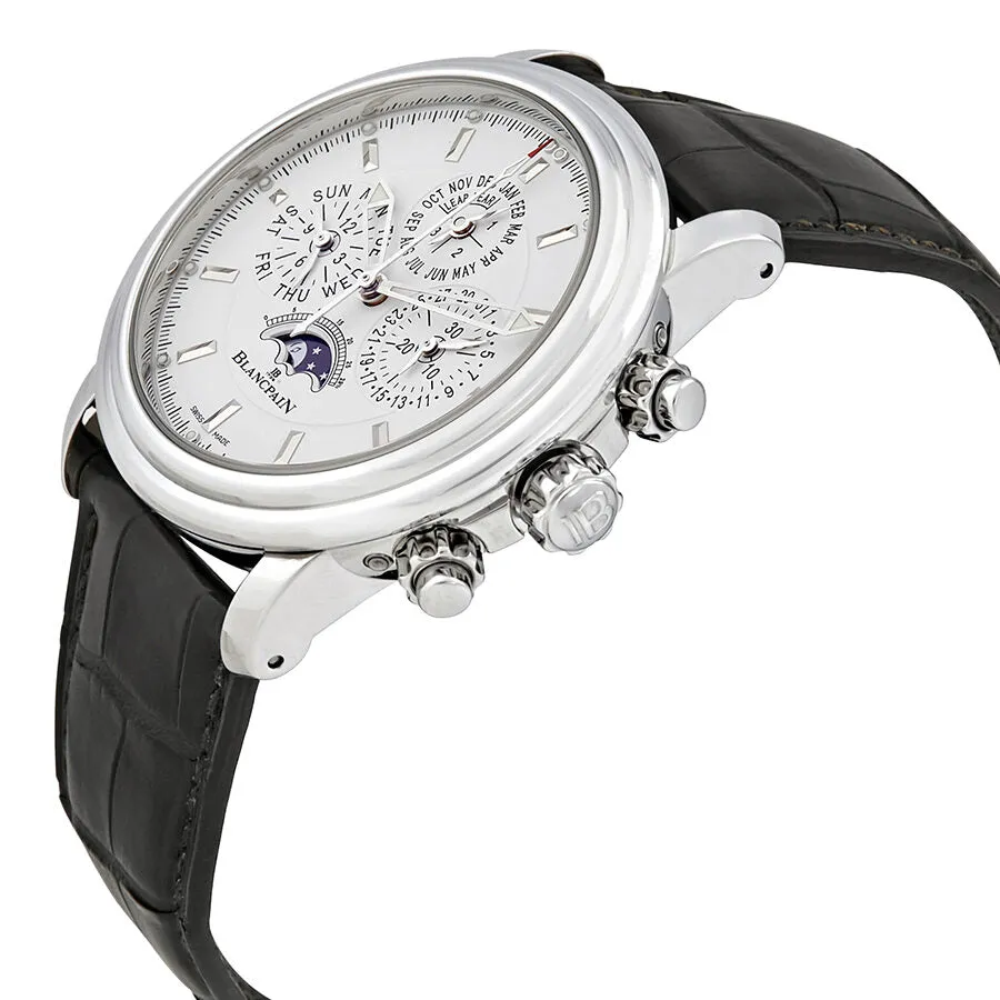 Blancpain Leman Automatic Chronograph White Dial Men's Watch 2685F-1127-53B