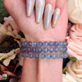 Blue Fluorite Bracelet for Third Eye Activation & Psychic Clarity