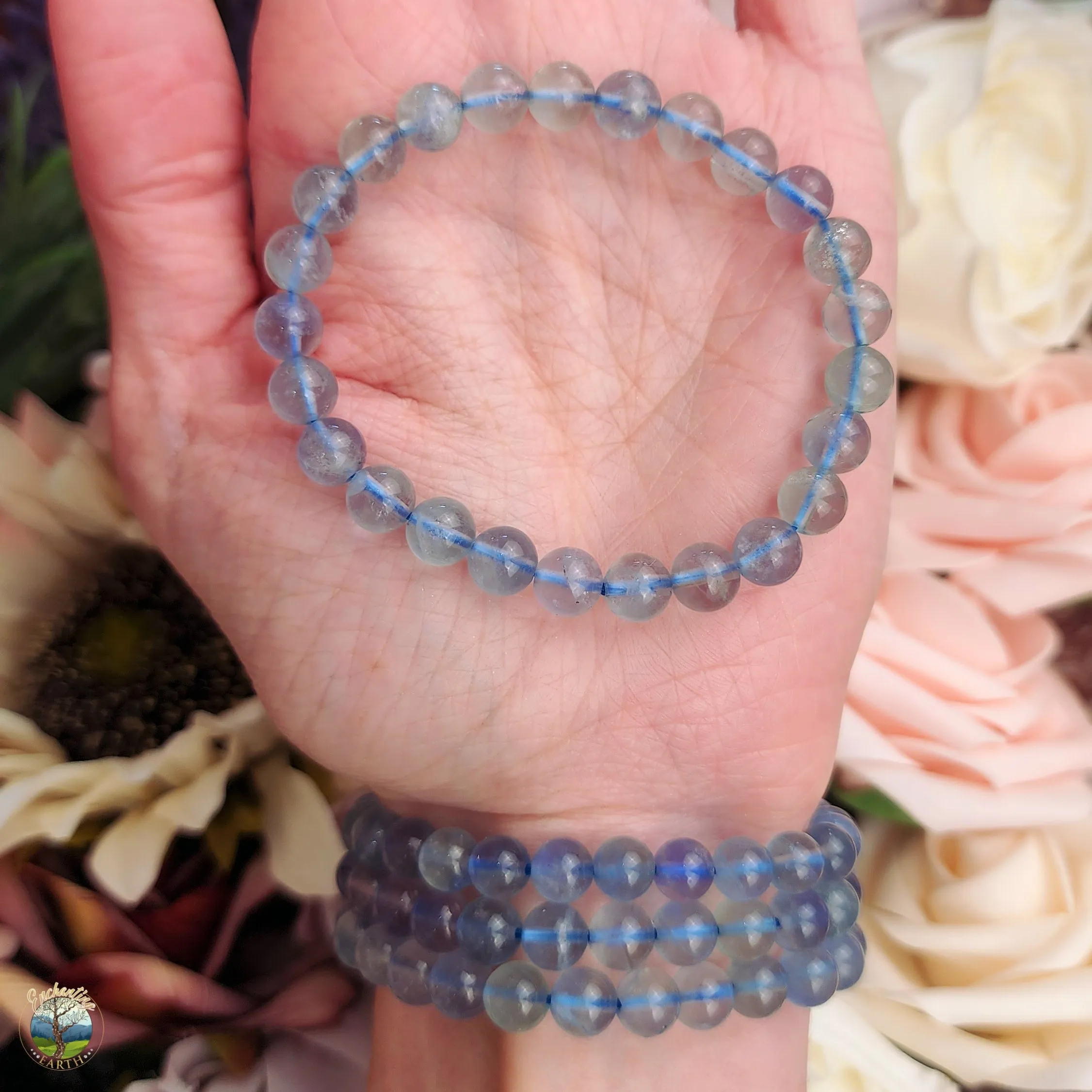 Blue Fluorite Bracelet for Third Eye Activation & Psychic Clarity