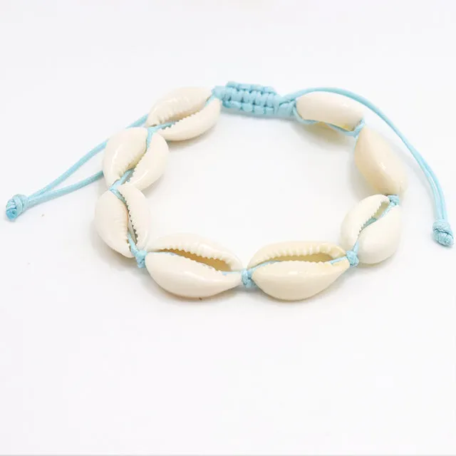 Bohemia Vintage Shell Rope Chain Bracelet Women