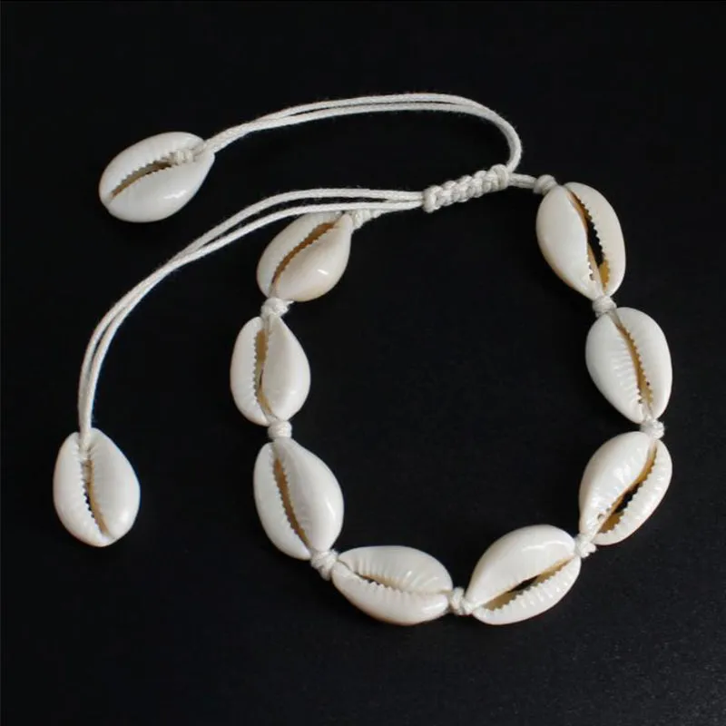 Bohemia Vintage Shell Rope Chain Bracelet Women