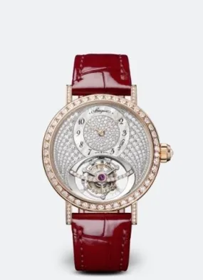 Breguet Classique Tourbillon 18K Rose Gold & Diamonds Lady's Watch