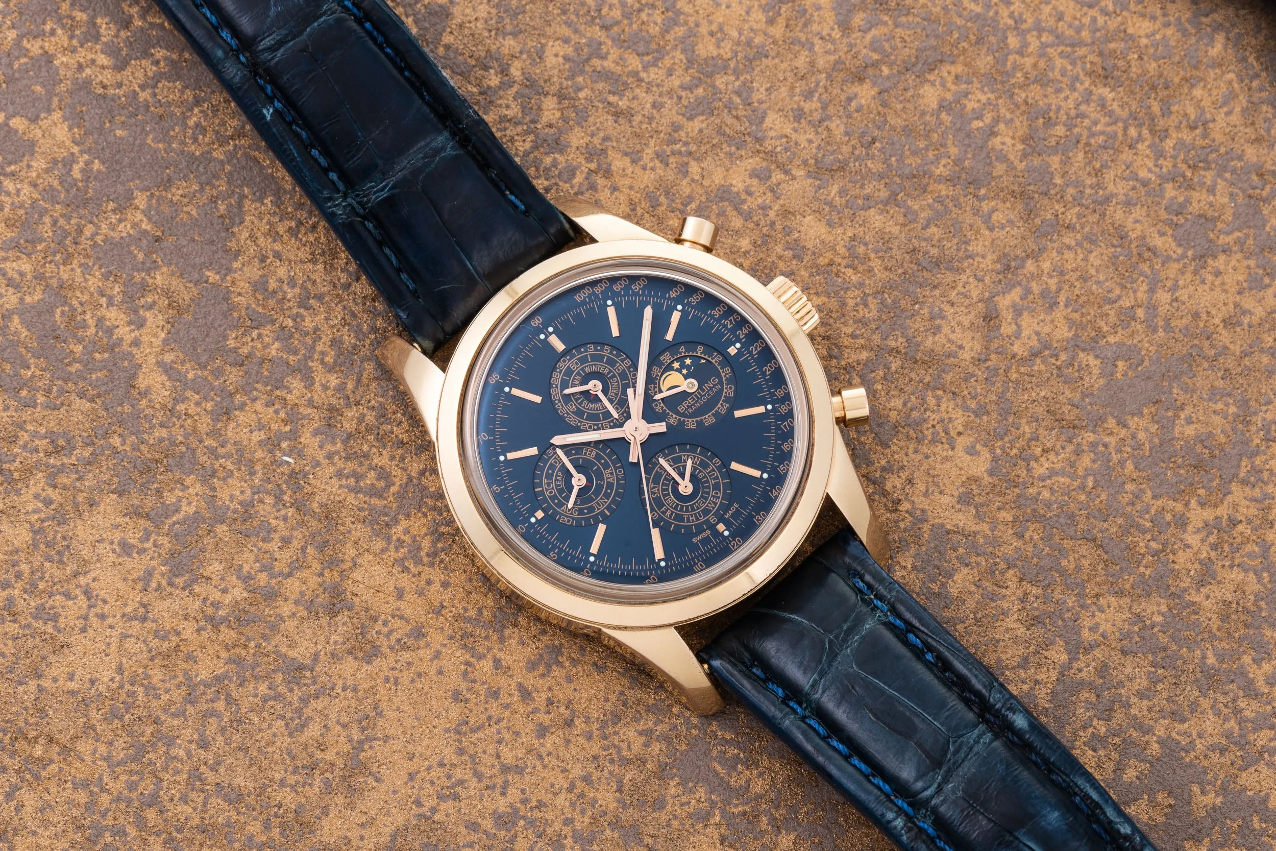 Breitling Transocean Quantieme Perpetual Calendar Chronograph