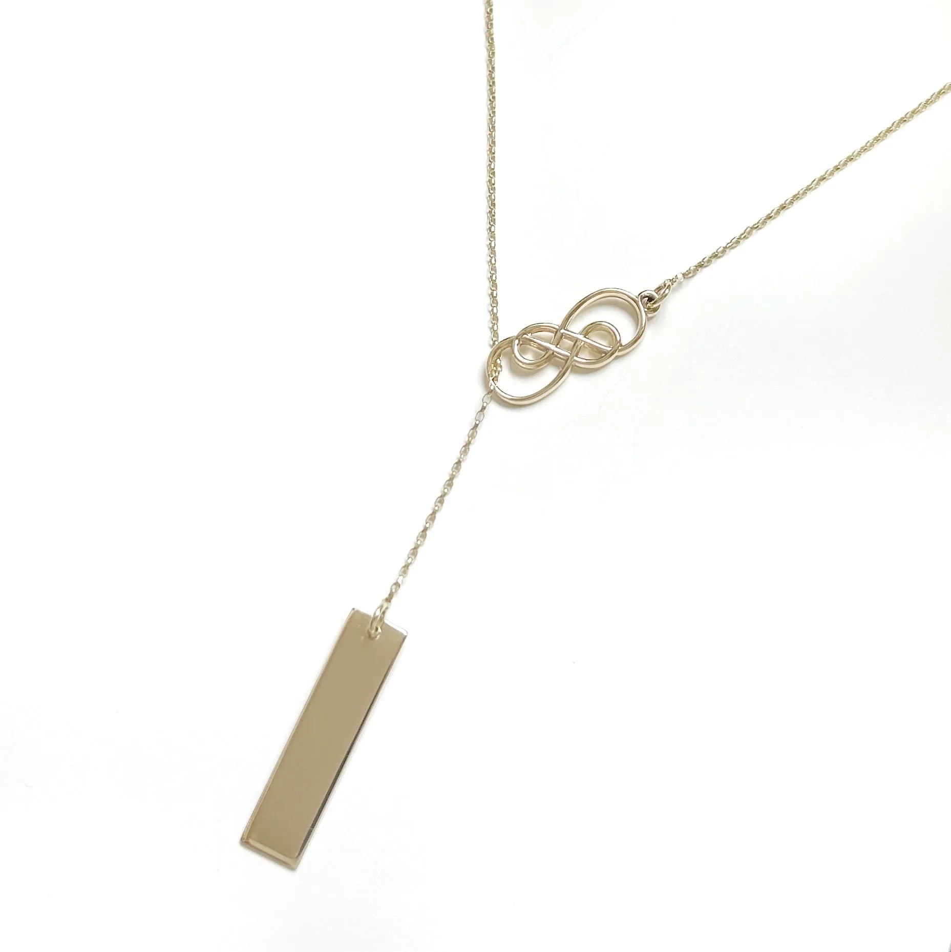 Cara Ogham Lariat Pendant