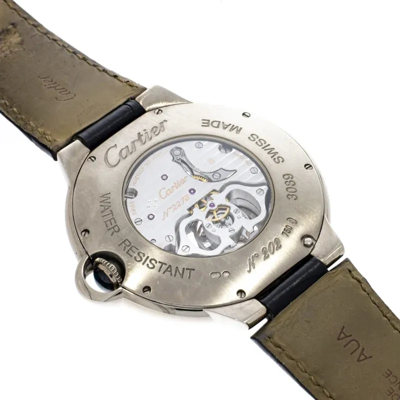 Cartier Ballon Bleu Flying Tourbillon 18K White Gold Men's Watch