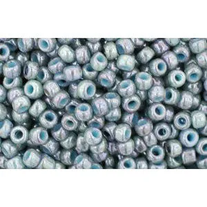cc1208 - Toho beads 11/0 opaque turquoise/luster transparent blue (10g)