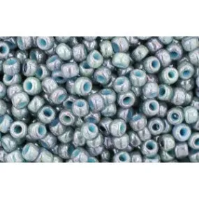 cc1208 - Toho beads 11/0 opaque turquoise/luster transparent blue (10g)