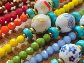 Ceramic Bead Anklet