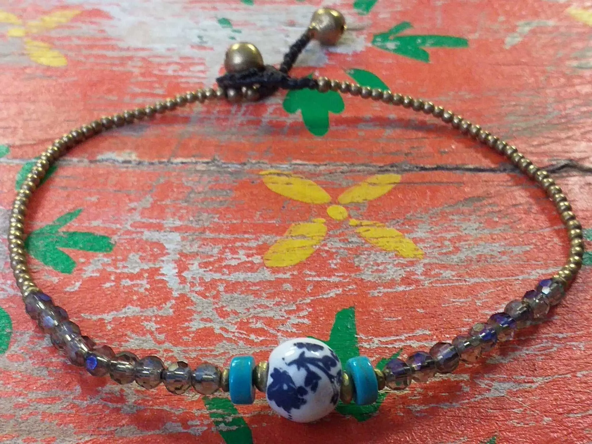 Ceramic Bead Anklet