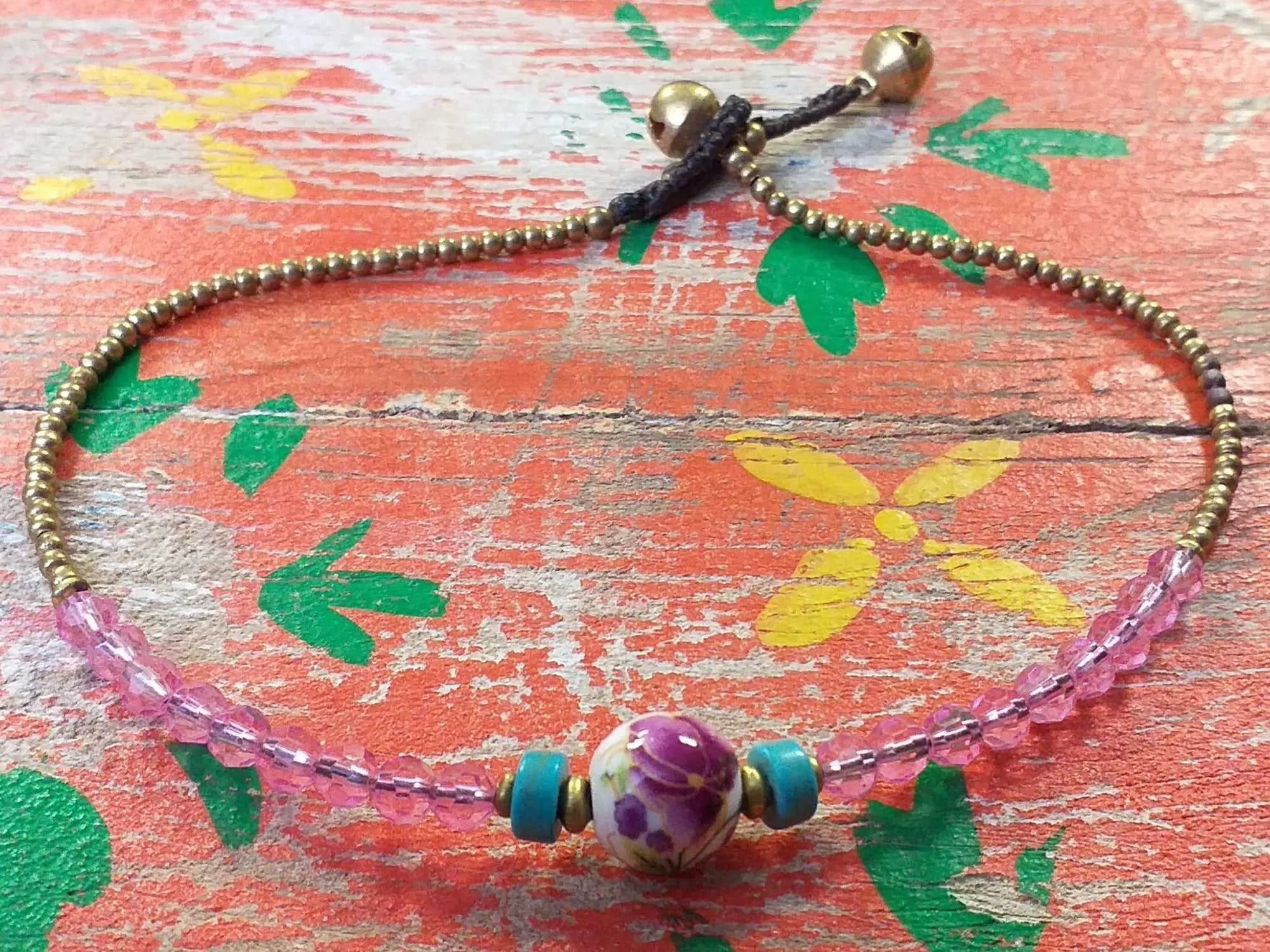 Ceramic Bead Anklet