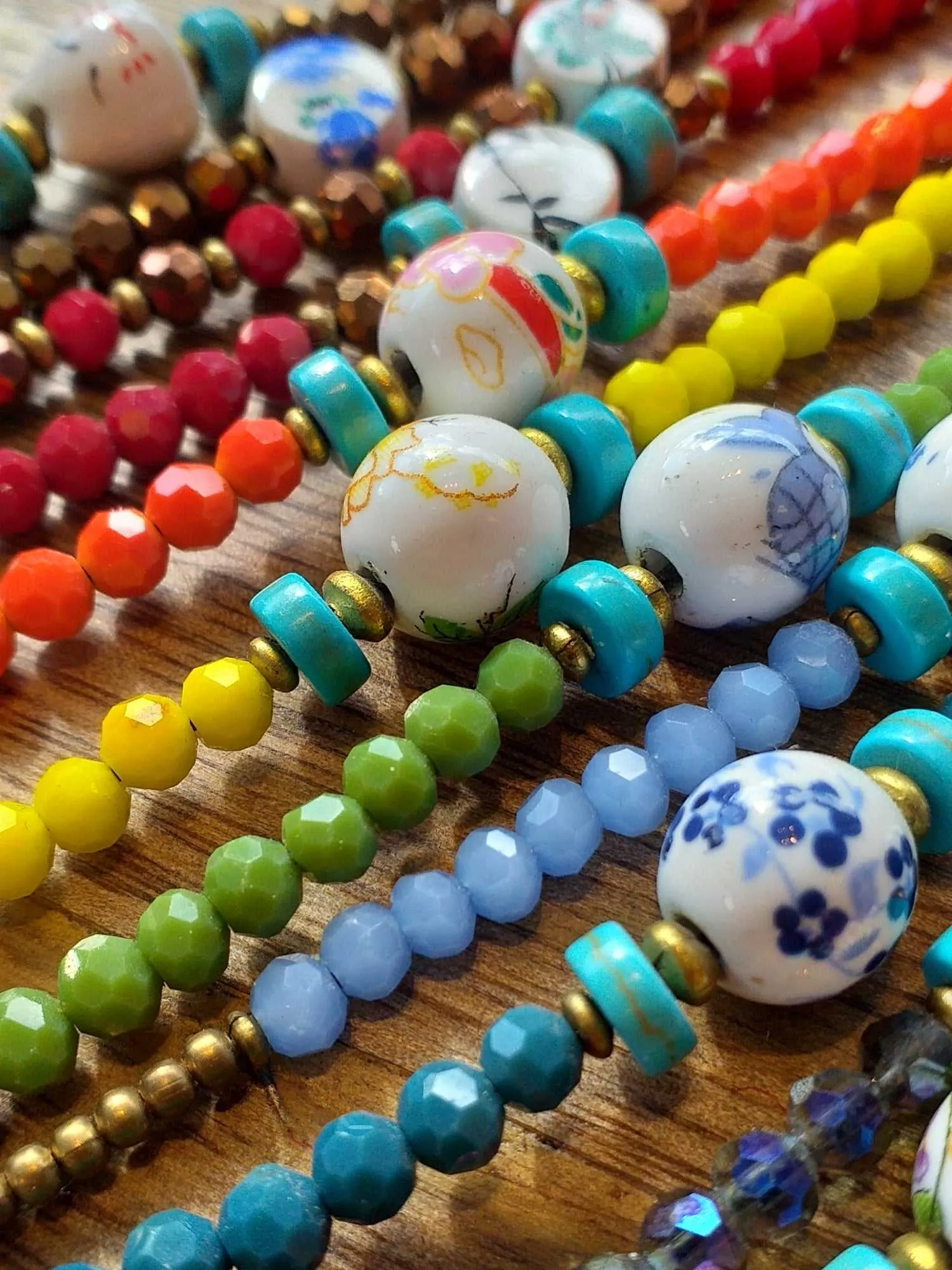 Ceramic Bead Anklet