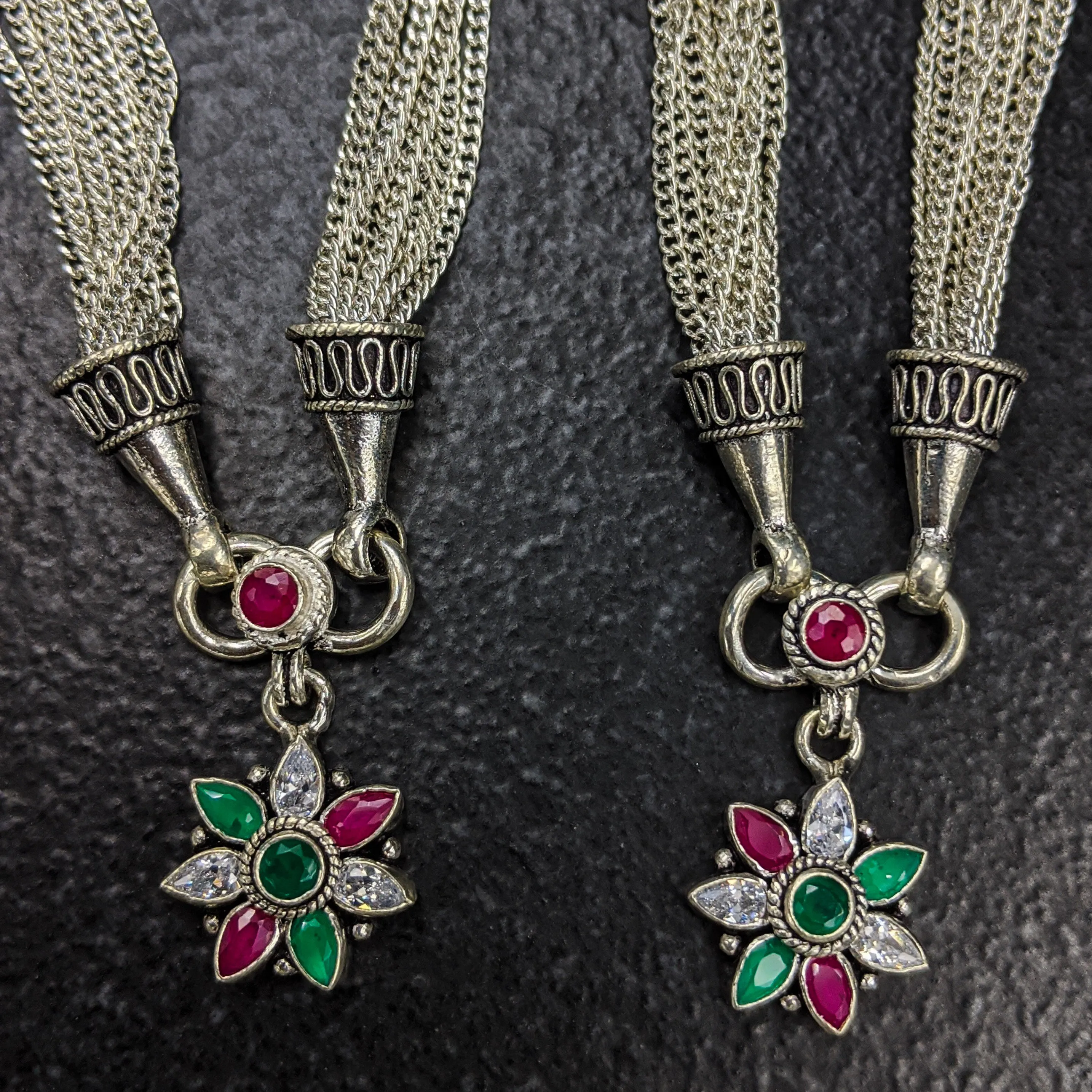 Chain Flower Anklets