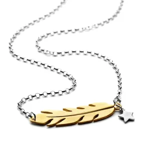 Chambers and Beau Feather Necklace