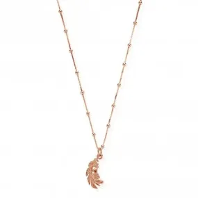 ChloBo Necklace with Feather Heart Pendant RNBB597