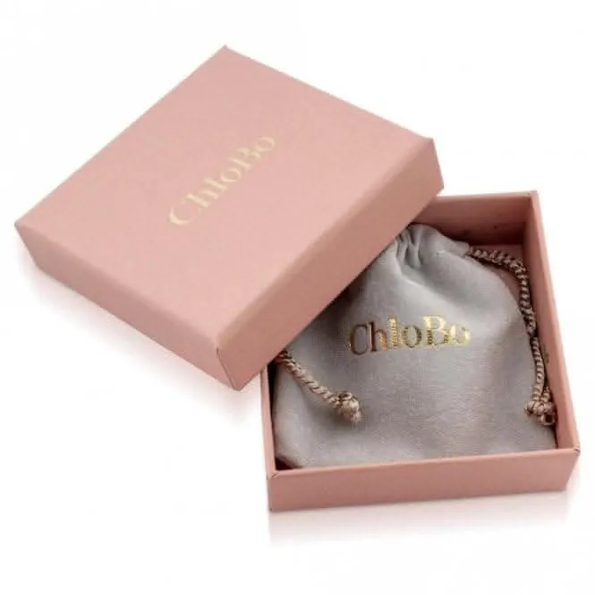ChloBo Rose Gold Cute Charm feather Heart Bracelet RBCC597