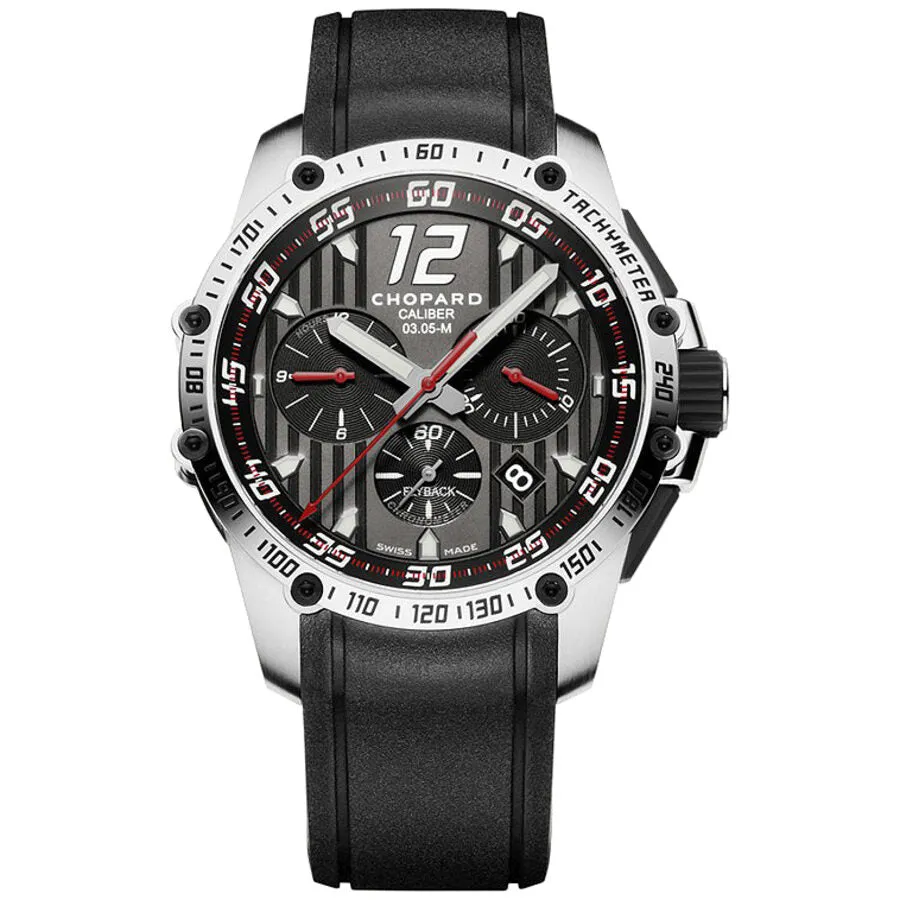 Chopard Classic Racing superfast chronograph Chronograph Tachymeter Black Dial Men's Watch 168535