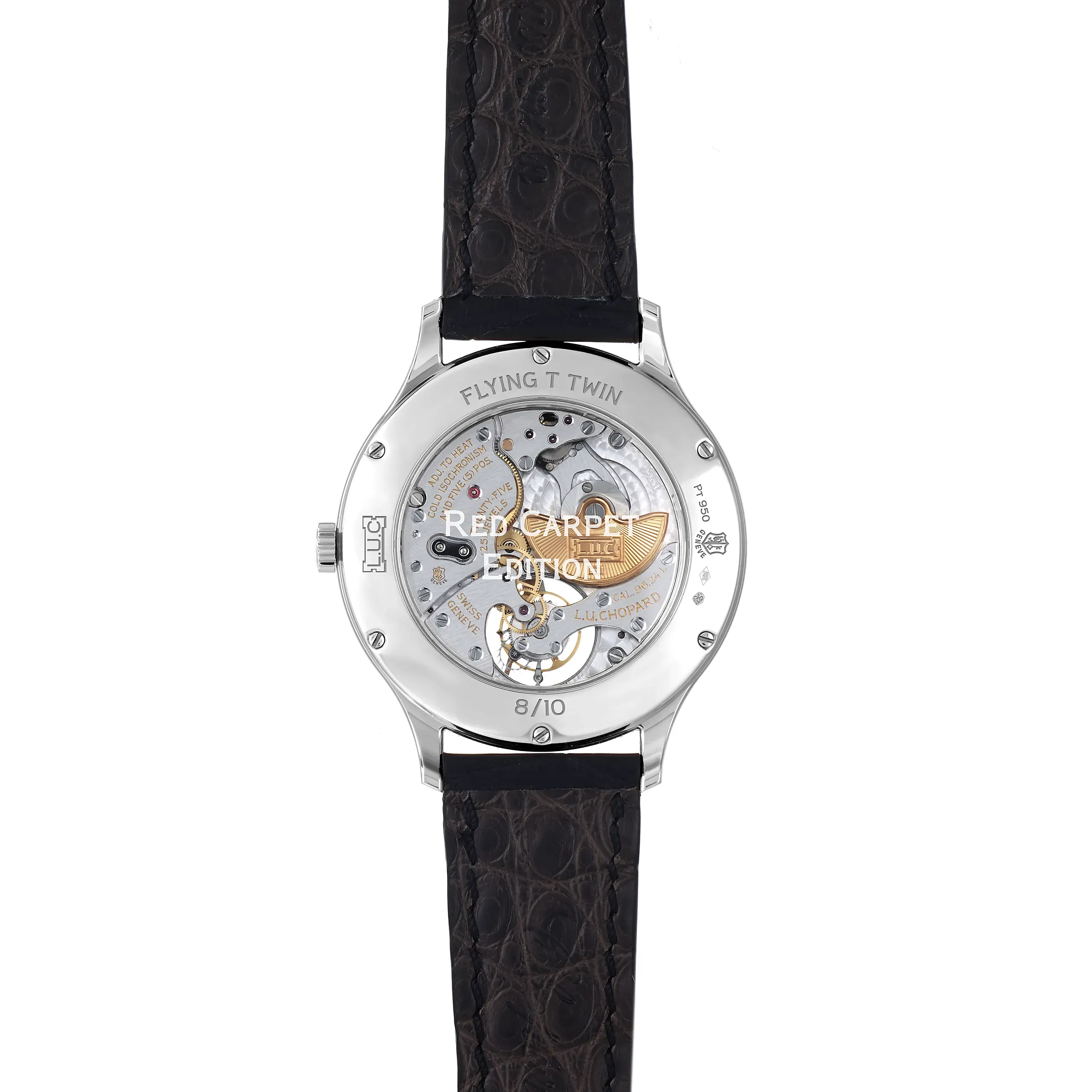 Chopard L.U.C Flying T Twin Tourbillon Platinum & Diamonds Men's Watch