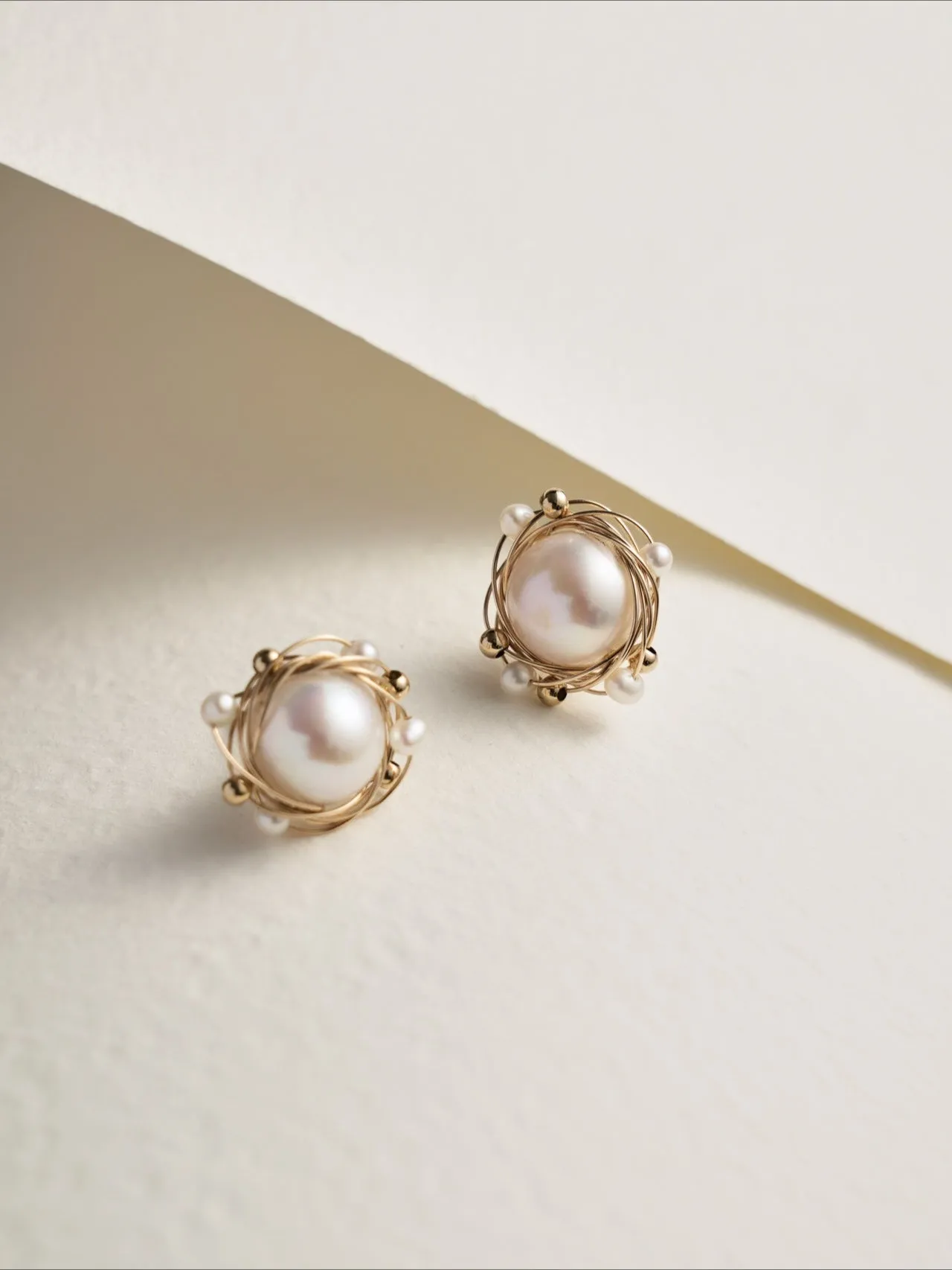 Classic Filigree Series Track Ear Studs Ear Clips
