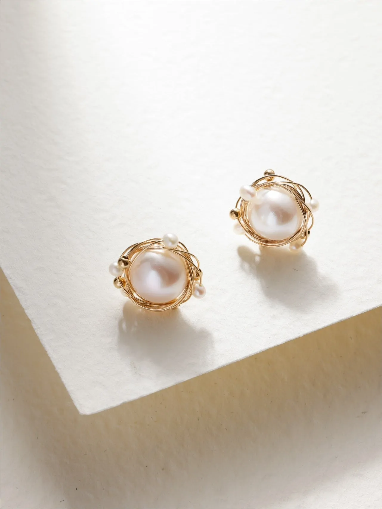 Classic Filigree Series Track Ear Studs Ear Clips