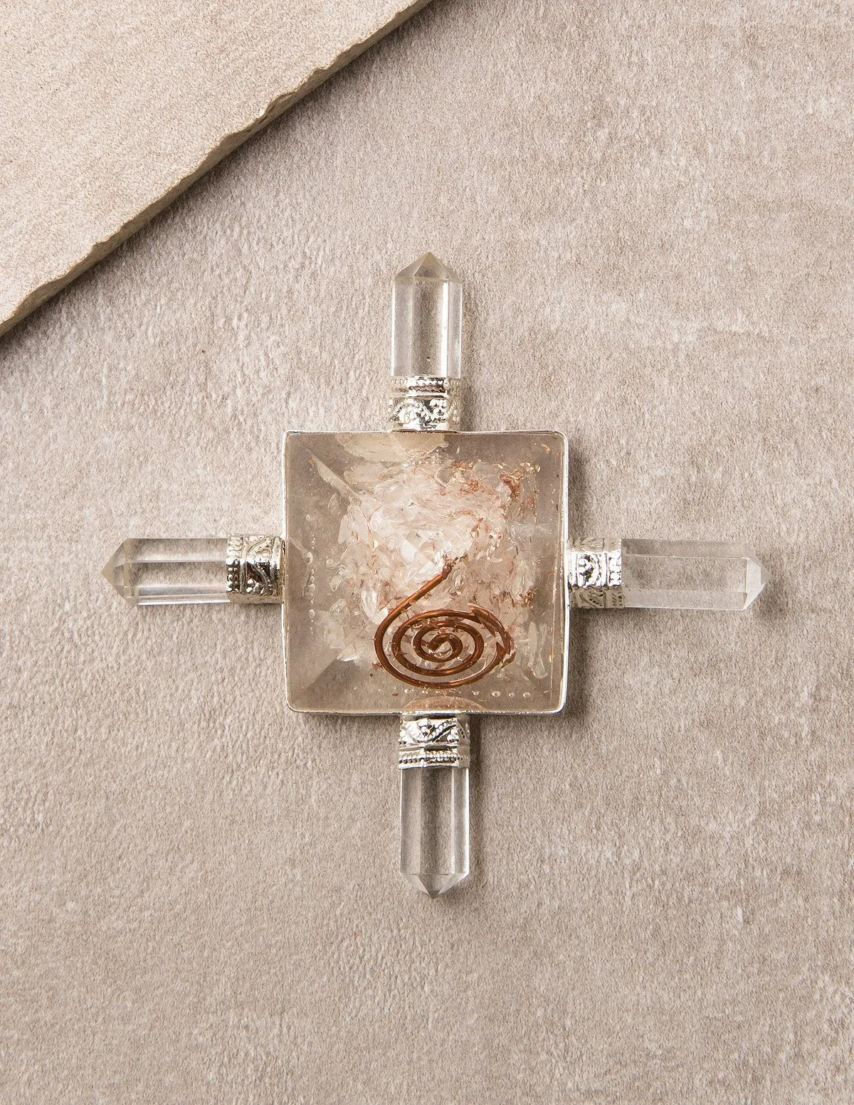 Clear Quartz Orgone Energy Generator