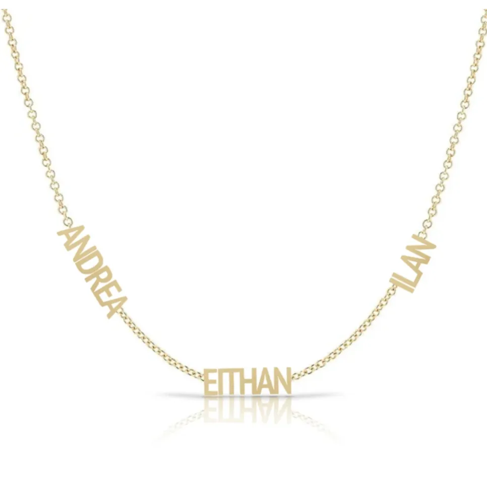 Custom Multiple Names Necklace