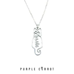 Cutie Cat Name Necklace