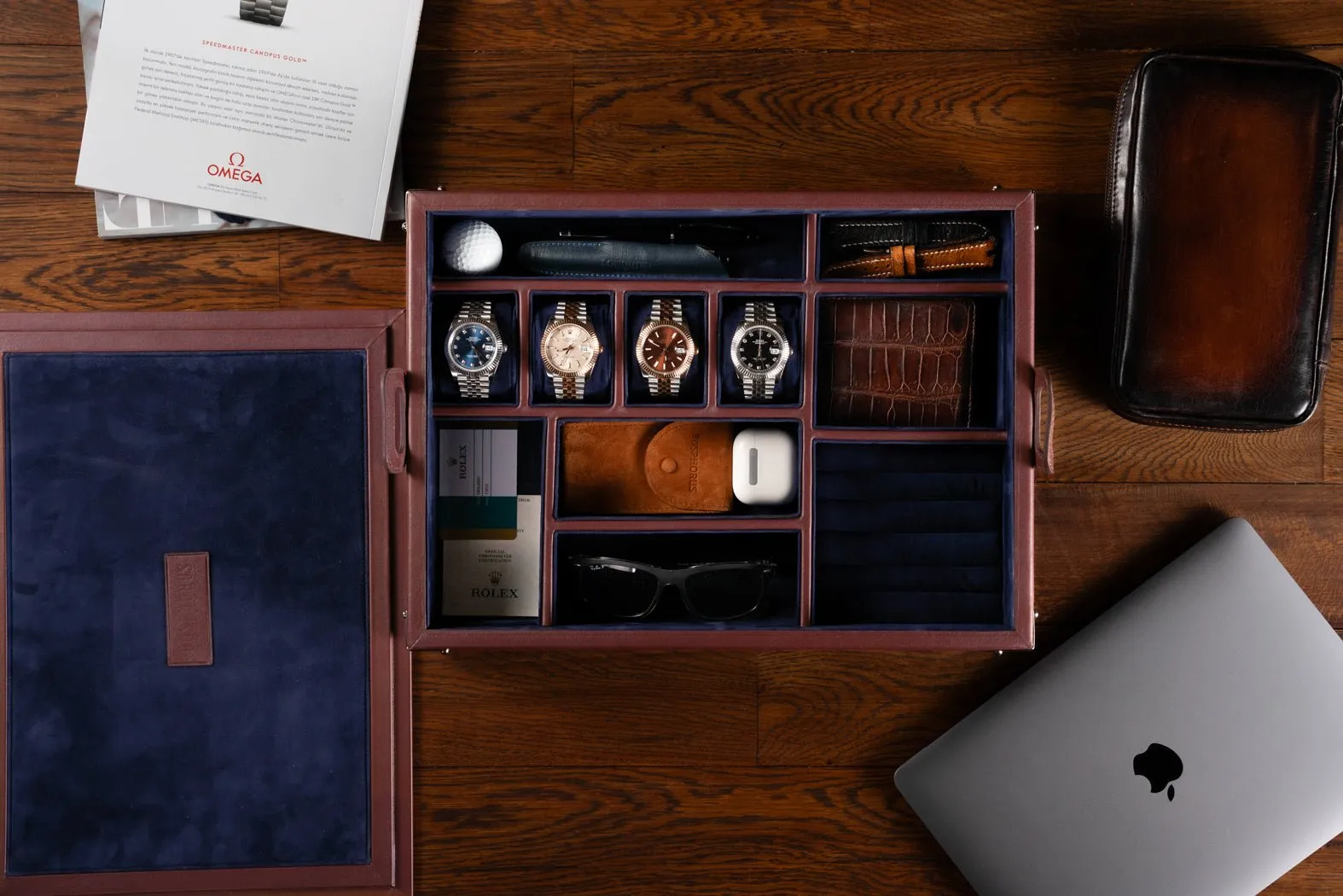 Daily Routines Tray Master Edition - Togo Dark Blue