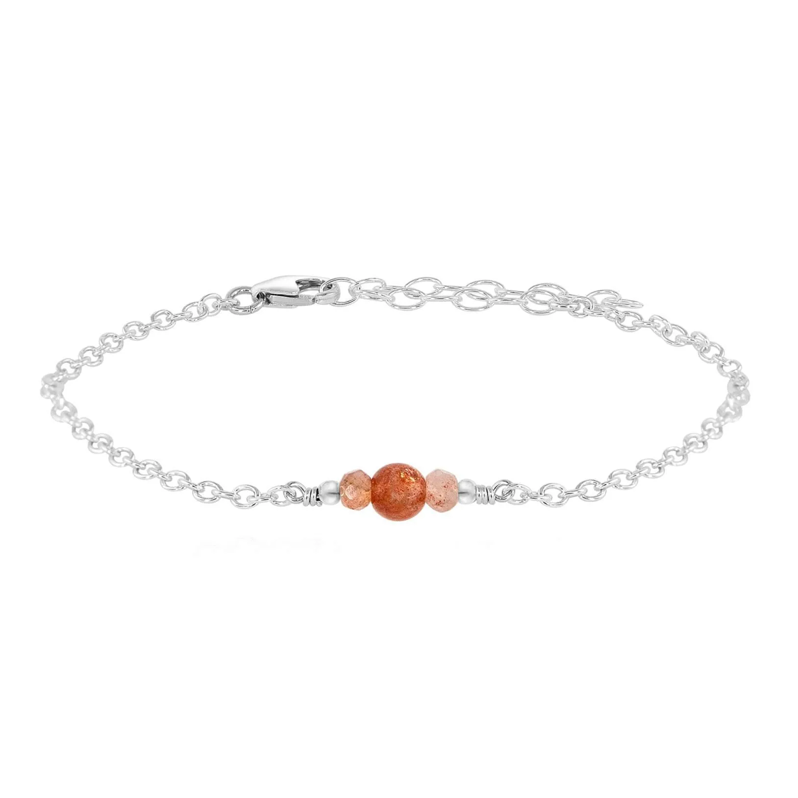 Dainty Sunstone Gemstone Bracelet