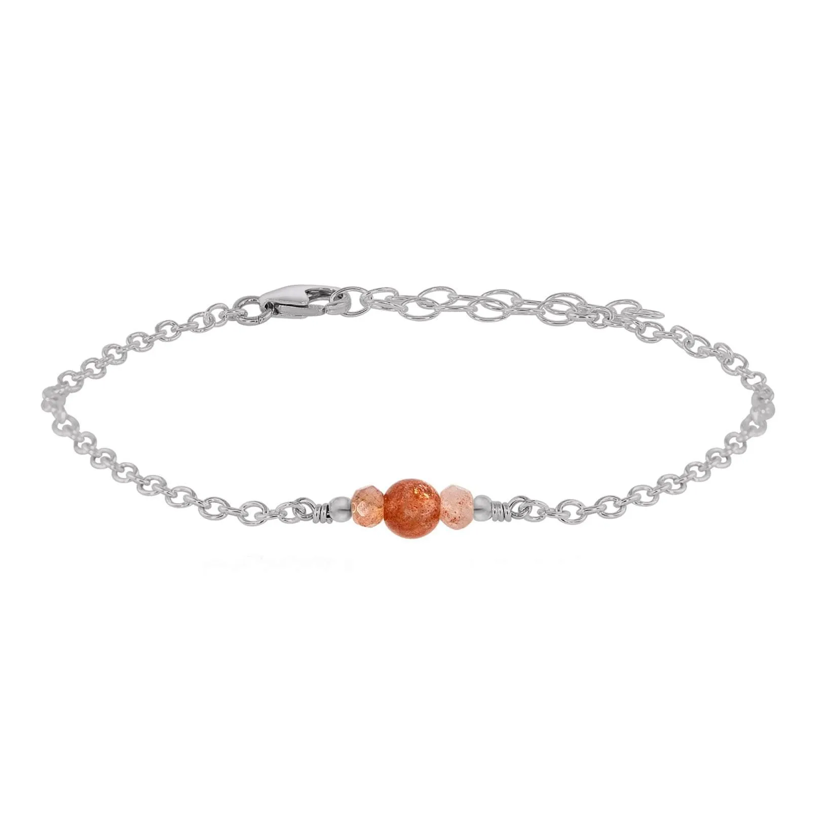 Dainty Sunstone Gemstone Bracelet