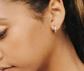 Desi CZ Hoop Earrings