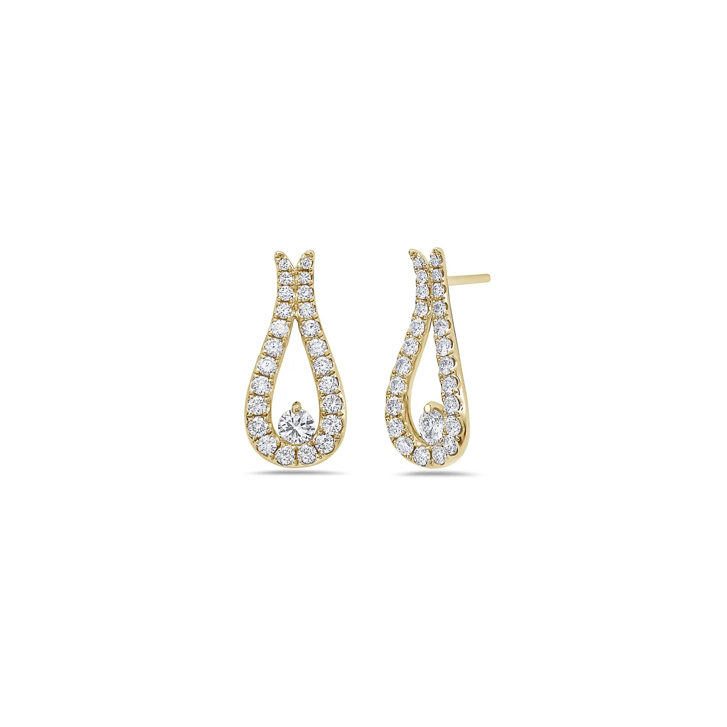 Diamond Teardrop Earring