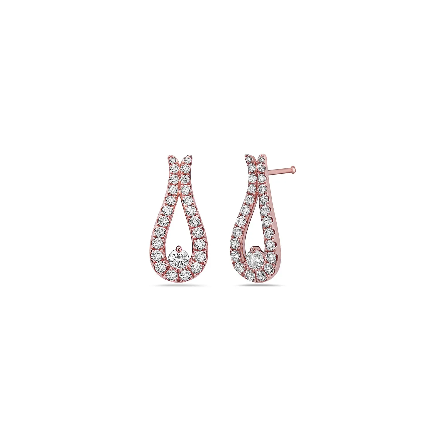 Diamond Teardrop Earring