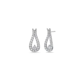 Diamond Teardrop Earring