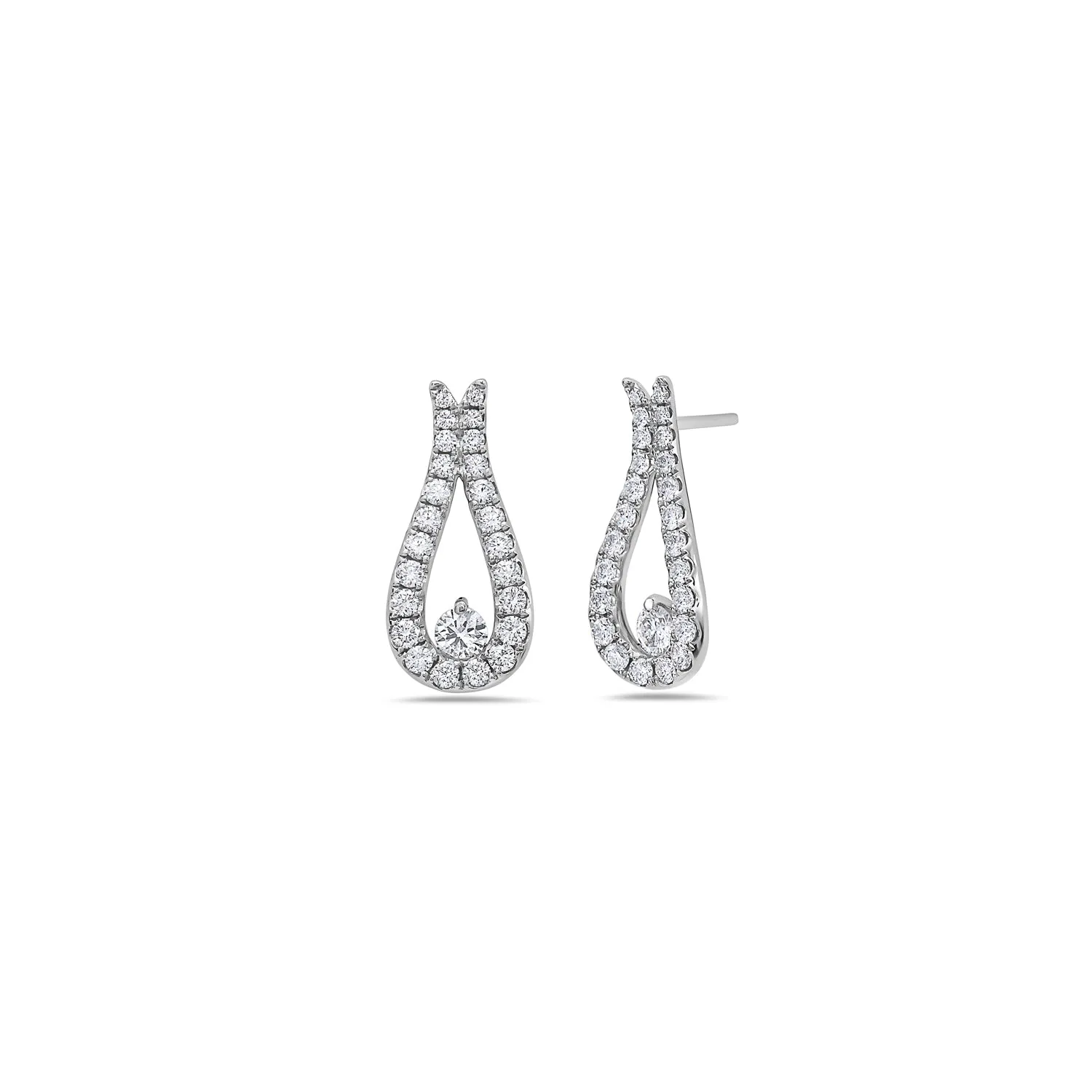 Diamond Teardrop Earring