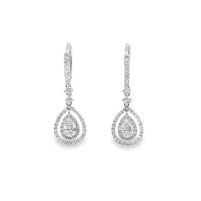 Diamond Teardrop Earrings